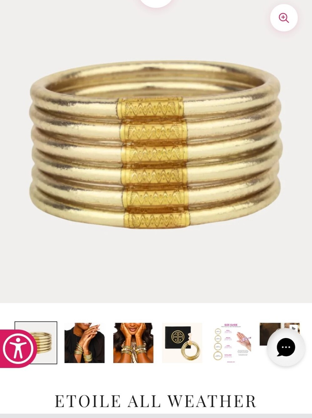 Budhagirl Etoile All Weather Bangle Single New - Picture 3 of 7